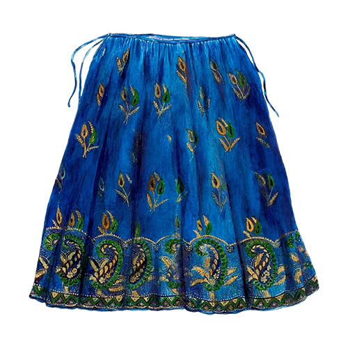 Blue Designer Skirt