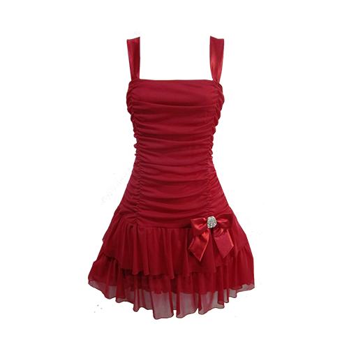 Red party wear