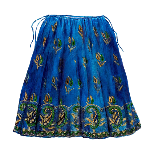 Blue Designer Skirt
